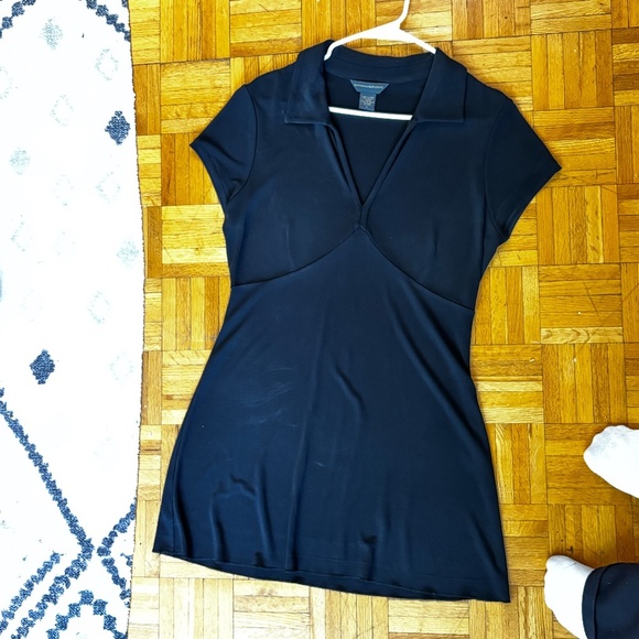 Black collard mini dress - Picture 9 of 9